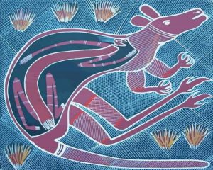 Aboriginal Australian Kangaroo Paint By Number