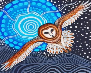 Aboriginal Owl Paint By Number