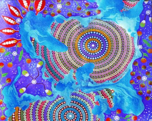 Abstract Aboriginal Art Paint By Number