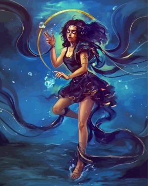 Aquarius Lady Paint By Numbers