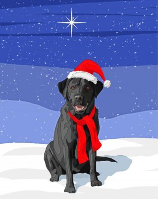 Aesthetic Black Labrador Paint By Number