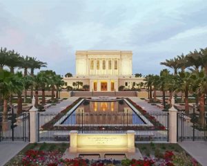 Lds Mesa Temple Art Paint By Numbers