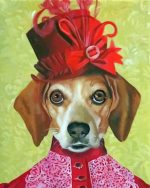 Aesthetic Victorian Dog Paint By Number