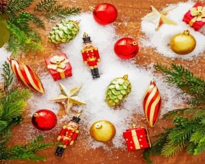 Aesthetic Christmas Ornaments Paint By Number