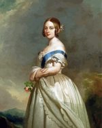 Victorian Woaman Portrait Paint By Number