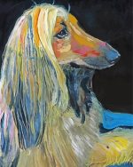 Afghan Hound Dog Art Paint By Number
