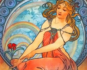 Alphonse Mucha Paint By Numbers