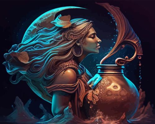 Aquarius Lady Paint By Numbers