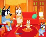 bluey cartoon paint by numbers