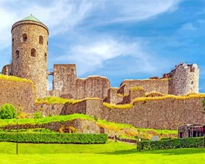 Bohus Fortress In Sweden Paint By Number
