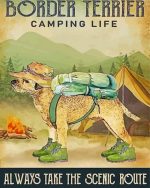 Border Terrier Poster Paint By Number