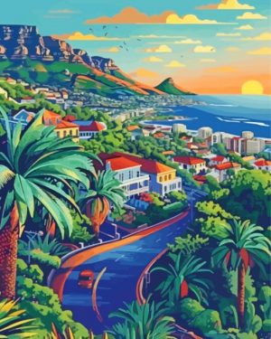 Cape Town City Paint By Number
