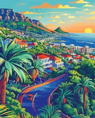 Cape Town City Paint By Number