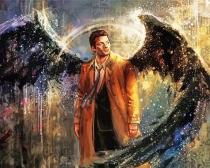 Castiel Supernatural Paint By Number