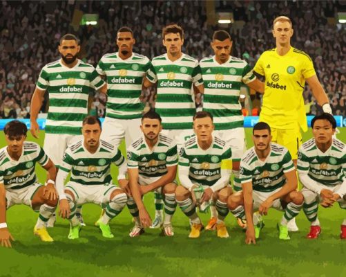 Celtic Team Paint by numbers