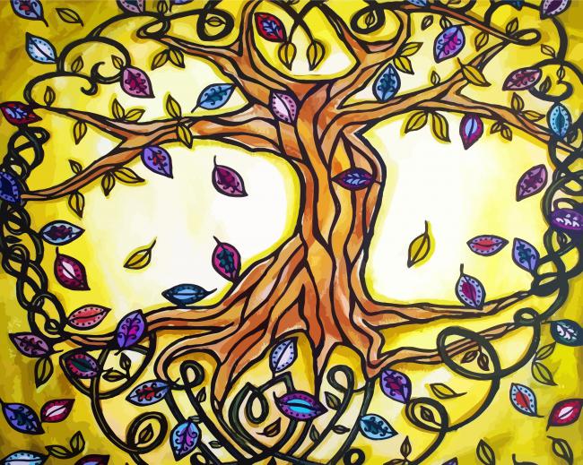 Celtic Tree of Life Paint By Number