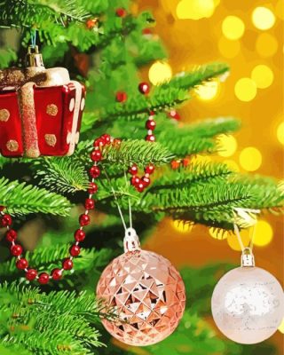 Decorative Baubles Paint By Number