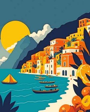 Cinique Terre Italy Europe Paint By Number