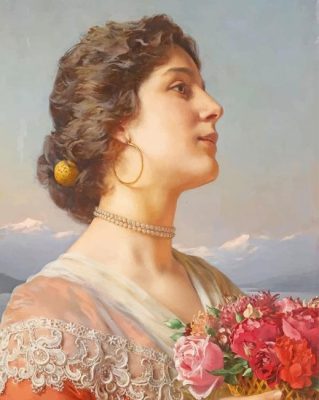 Classy Victorian Woman Paint By Number