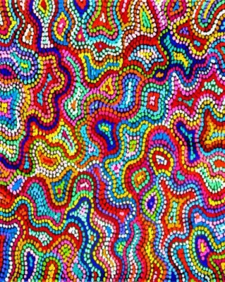 Colorful Aboriginal Art Paint By Number