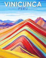 Colorful Mountain Peru Paint By Number