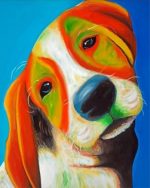 Colorful Beagle Paint By Number