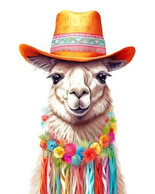 Cool Alpaca Paint By Number
