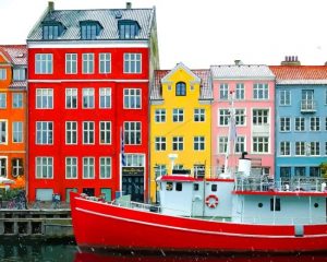 Copenhagen Buildings Paint By Number