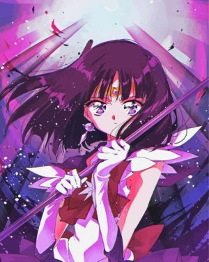 Cute Sailor Saturn Paint By Number