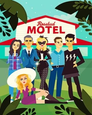 Cute Schitts Creek Art Paint By Numbers 