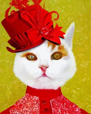 Aesthetic Victorian Cat Paint By Number