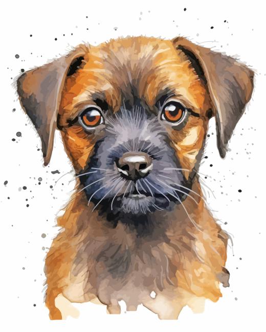 Cute Terrier Soldier Paint By Number