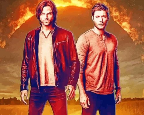 Sam And Dean Supernatural Paint By Number