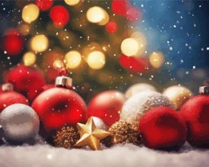 Christmas Embellishments Paint By Numbers