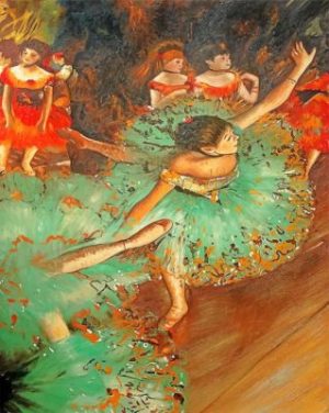 The Green Dancer Paint By Numbers
