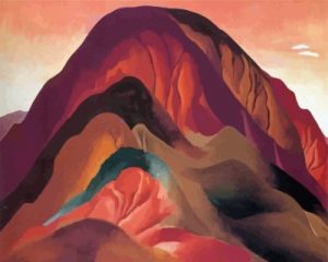 Rust Red Hills Paint By Numbers