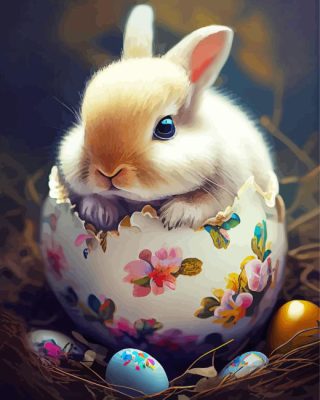 Easter Bunny Paint By Number