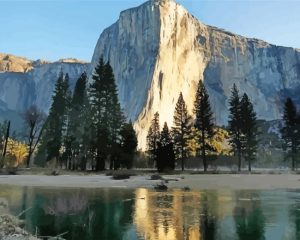 El Capitan Yosemite National Park Paint By Number