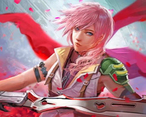 Final Fantasy Lightning Paint By Number