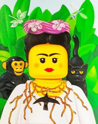 Frida Kahlo Lego Paint By Numbers