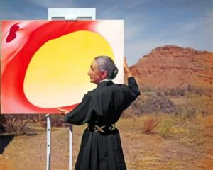 Georgia Okeeffe paint By Numbers