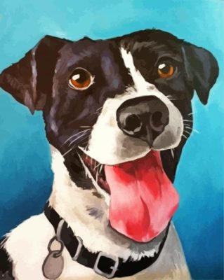 Happy Jack Russell Paint By Number