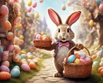 Happy Easter Bunny Paint By Number