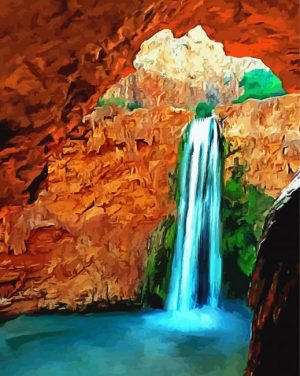 Havasu Falls Art Paint By Number