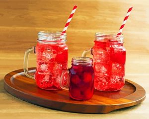 Homemade Shirley Temple Paint By Number