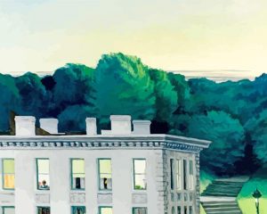 House At Dusk Paint By Number