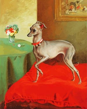Italian Greyhound Paint By Number