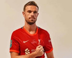 Jordan Henderson Liverpool Paint by numbers