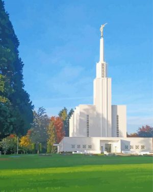 Lds Swiss Temple Paint By Numbers