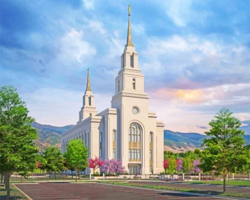 Lds Temple Paint By Numbers